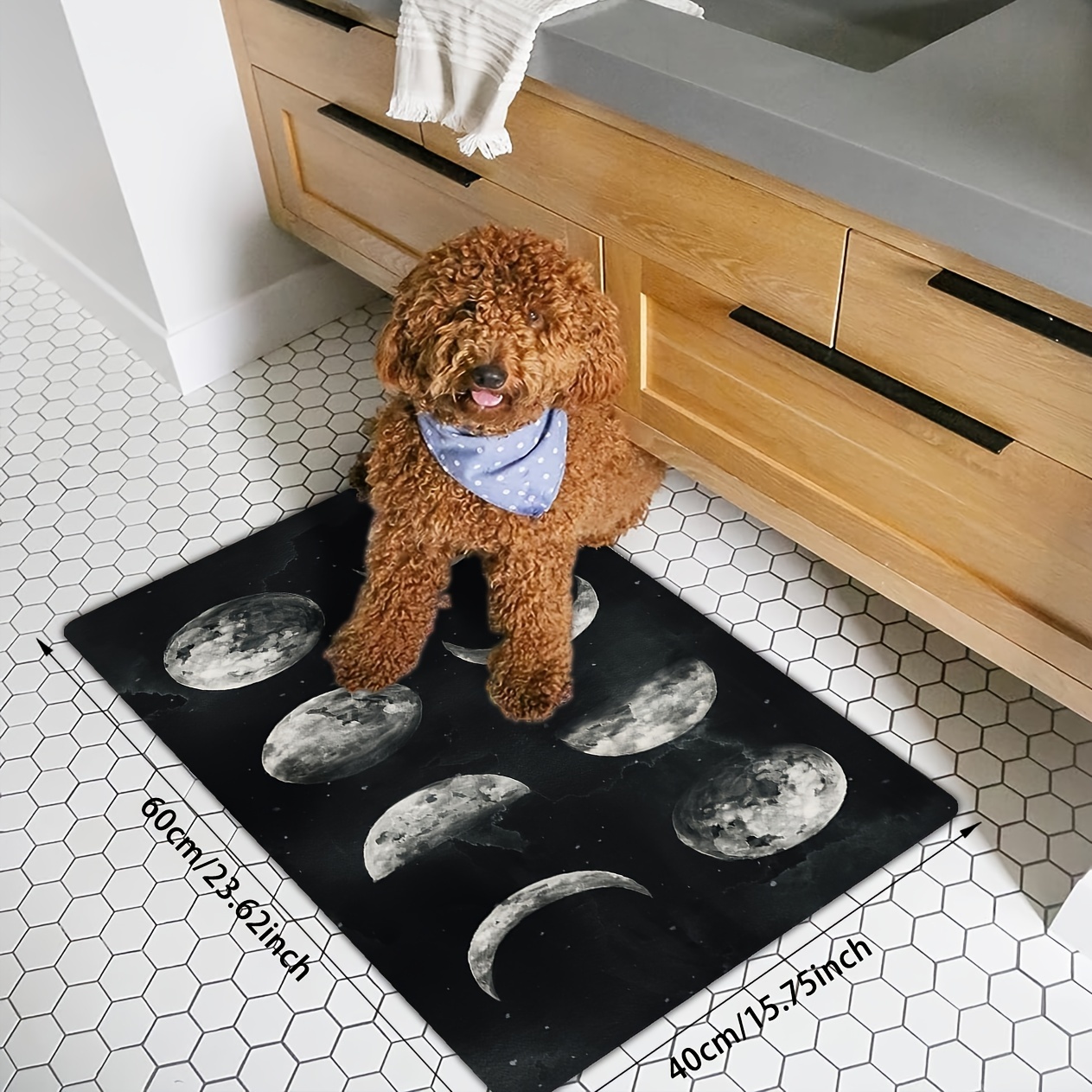 Soft Oil proof Kitchen Rug Halloween Ghost Waterproof Non - Temu