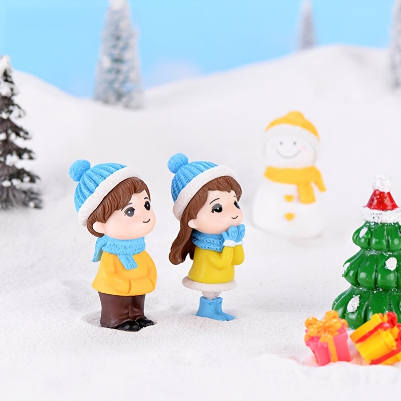 Mini Snowman Couple stock image. Image of small, mini - 53149107