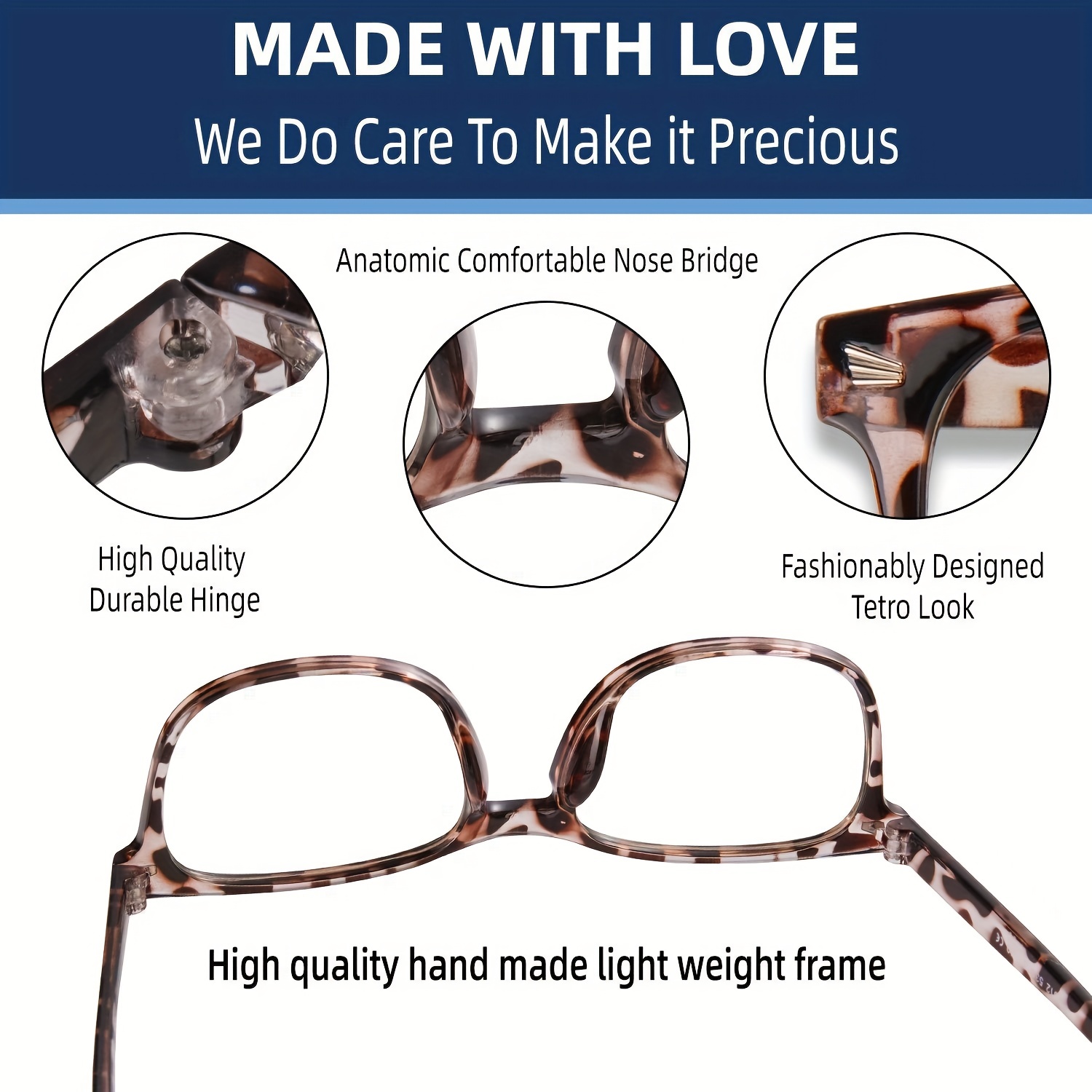 Oilway Blue-Light Blocking Glasses Computer Reading/Gaming/TV/Phones  Glasses Fashion Anti Eyestrain UV Glasses for Women Men