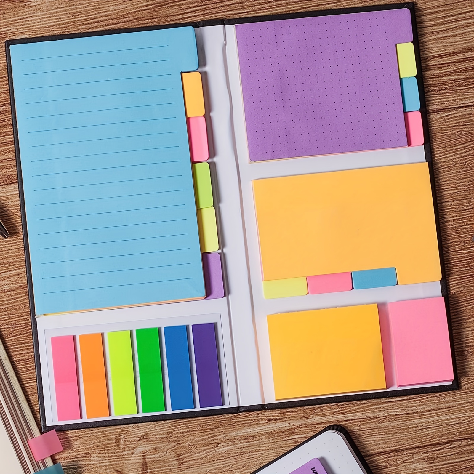 Sticky Notes Set Sticky Notes Tabs Divider Sticky Notes - Temu