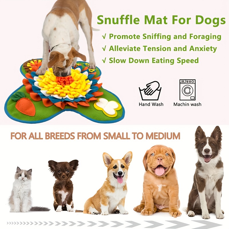 Dog Snuffle Mat Anti choking Pet Slow Feeding Pad - Temu