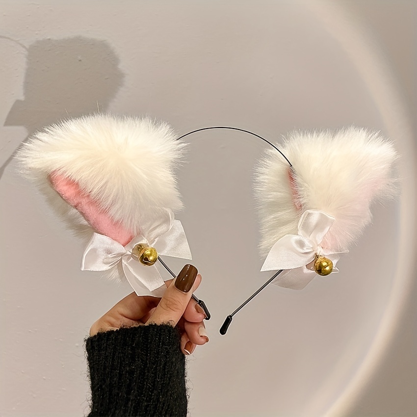 Halloween Cat Ears Cosplay Costume Bow Tie Headband