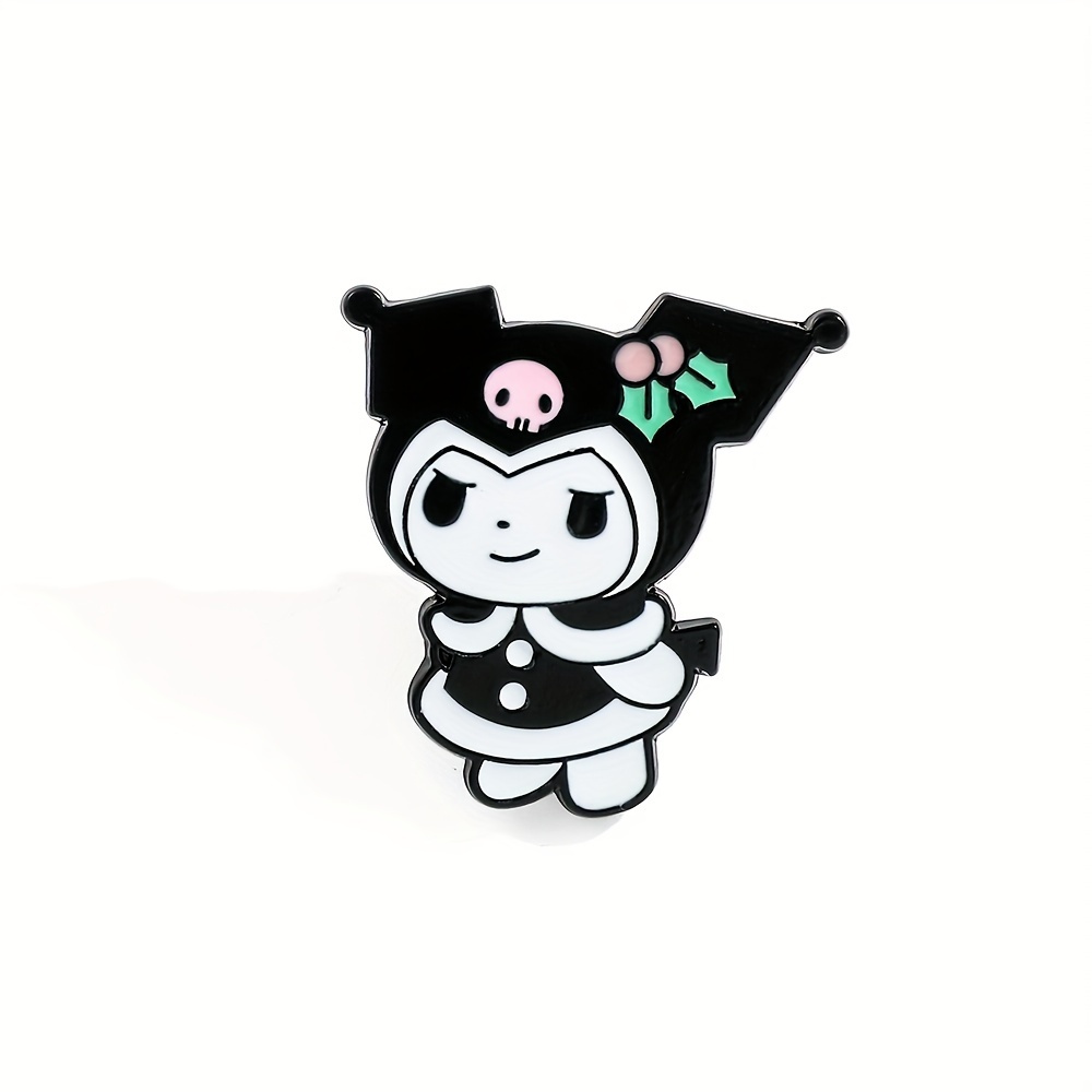 Iigen 1/5 Pcs Halloween Brooch, Kuromi Melody Hello Kitty Enamel Pin Badge, Clothing Backpack Accessories Holiday Gift,Temu