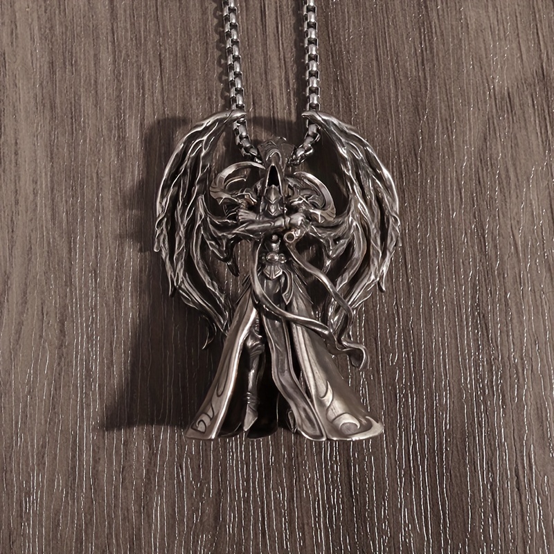 Men's Alloy Winged Devil Necklace