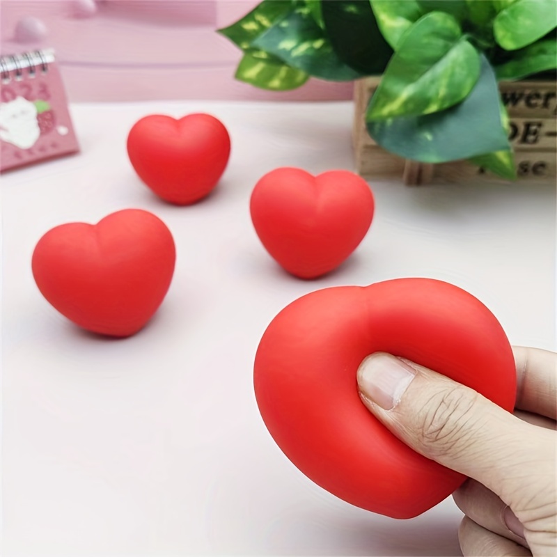 Foam Heart Squeeze Toy Stress Ball