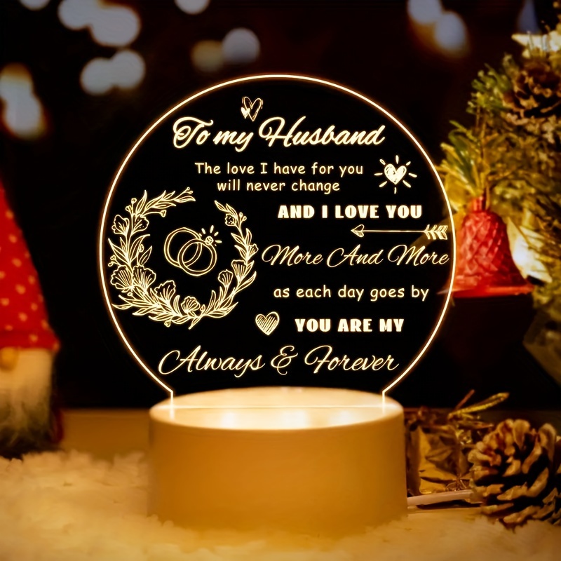  Milcier Valentines Day Gifts for Him Husband, Gifts for  Boyfriend - to My King Night Light - Anniversary Birthday Gifts for Him,  Romantic Wedding Gifts for Fiance Boyfriend Husband Soulmate 