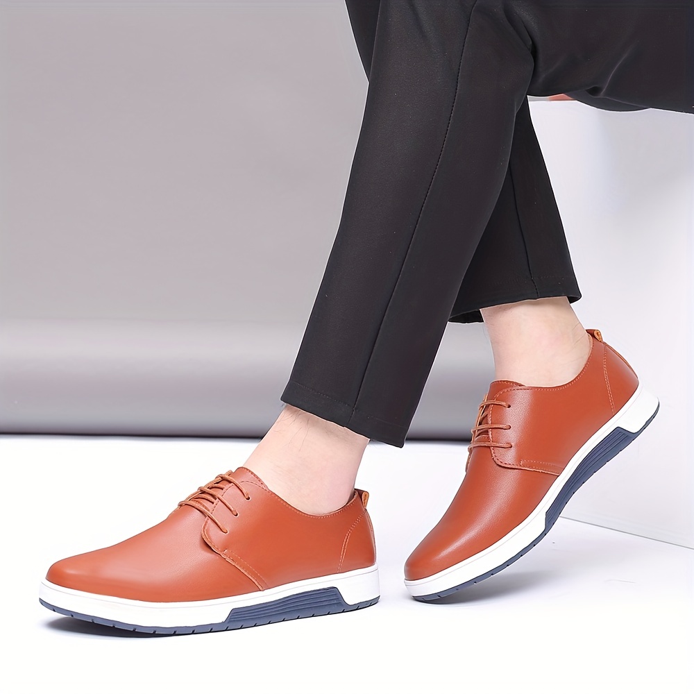 Men S Dress Sneakers Casual Oxford Formal Shoes