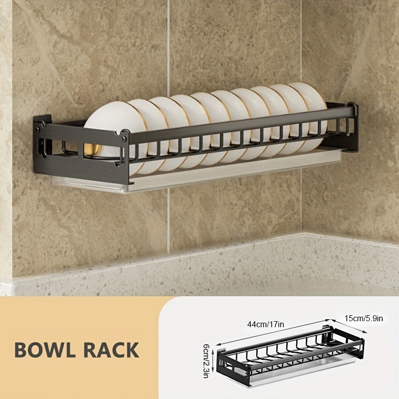 Drainer rack stainless steel wall mounting