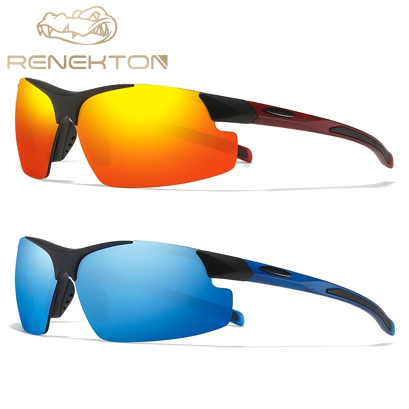 1pc Mens Polarized Sports Sunglasses Colorful Lens Driving Fishing