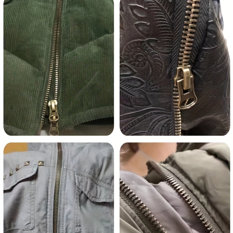 5 Antique Silvery Separating Jacket Zipper Y teeth Gunmetal - Temu United  Arab Emirates