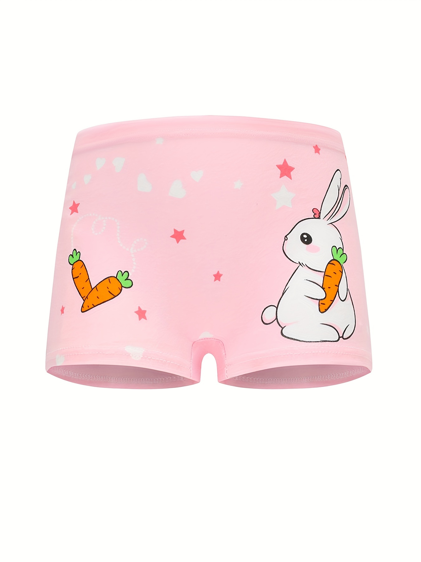 Cartoon Rabbit Print Cotton Panty Shorts For Girls Breathable Princess  Underwear /Pack From Cong05, $11.19