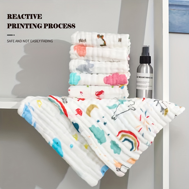 5 Pack Soft Cotton Baby Towels 30x30cm