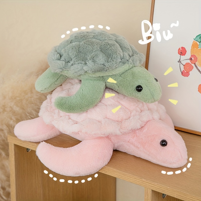 

28cm/11.02in Cute Turtle Plush Toy Soft Stuffed Marine Animals Dolls Kawaii Sea Turtle Plushie Appease Doll For Children Birthday Christmas Gifts