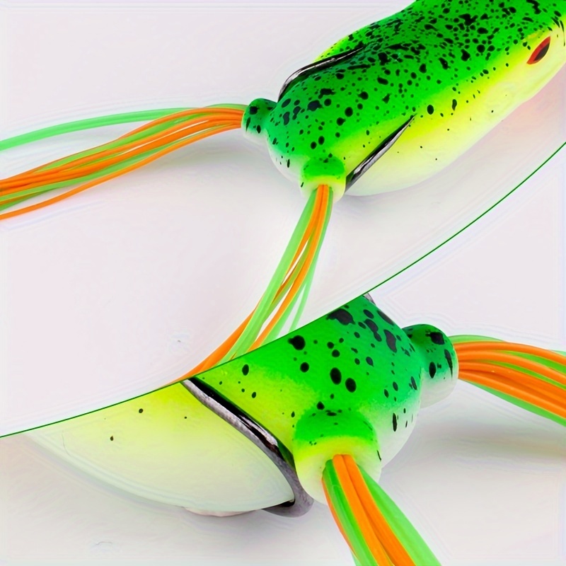 Bionic Frog Soft Bait Palpate Two tailed Floating Swimbait - Temu