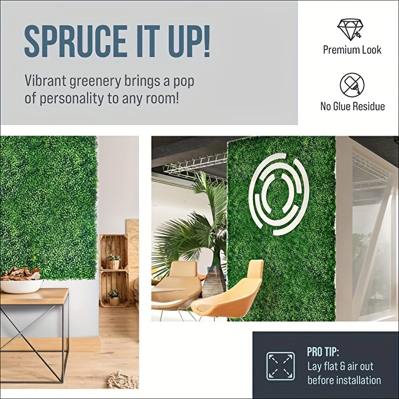 Green Upp - Mur végétal artificiel haute qualité intérieur & extérieur