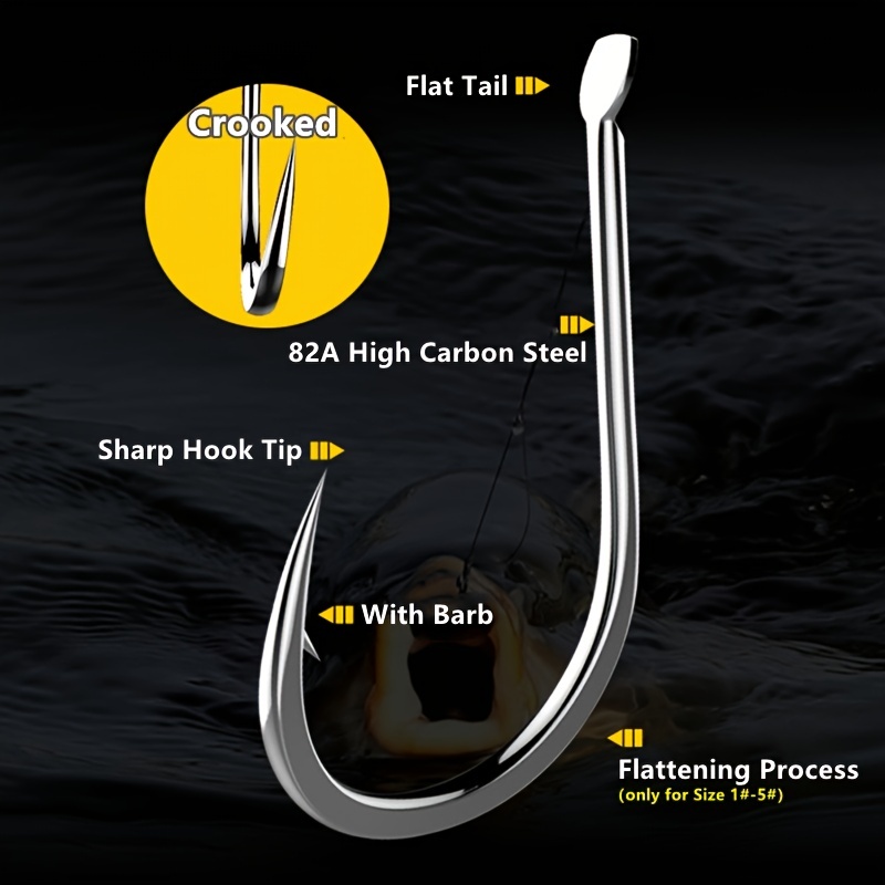 Premium Extra Strength Worm Hooks Superior Fishing - Temu Philippines