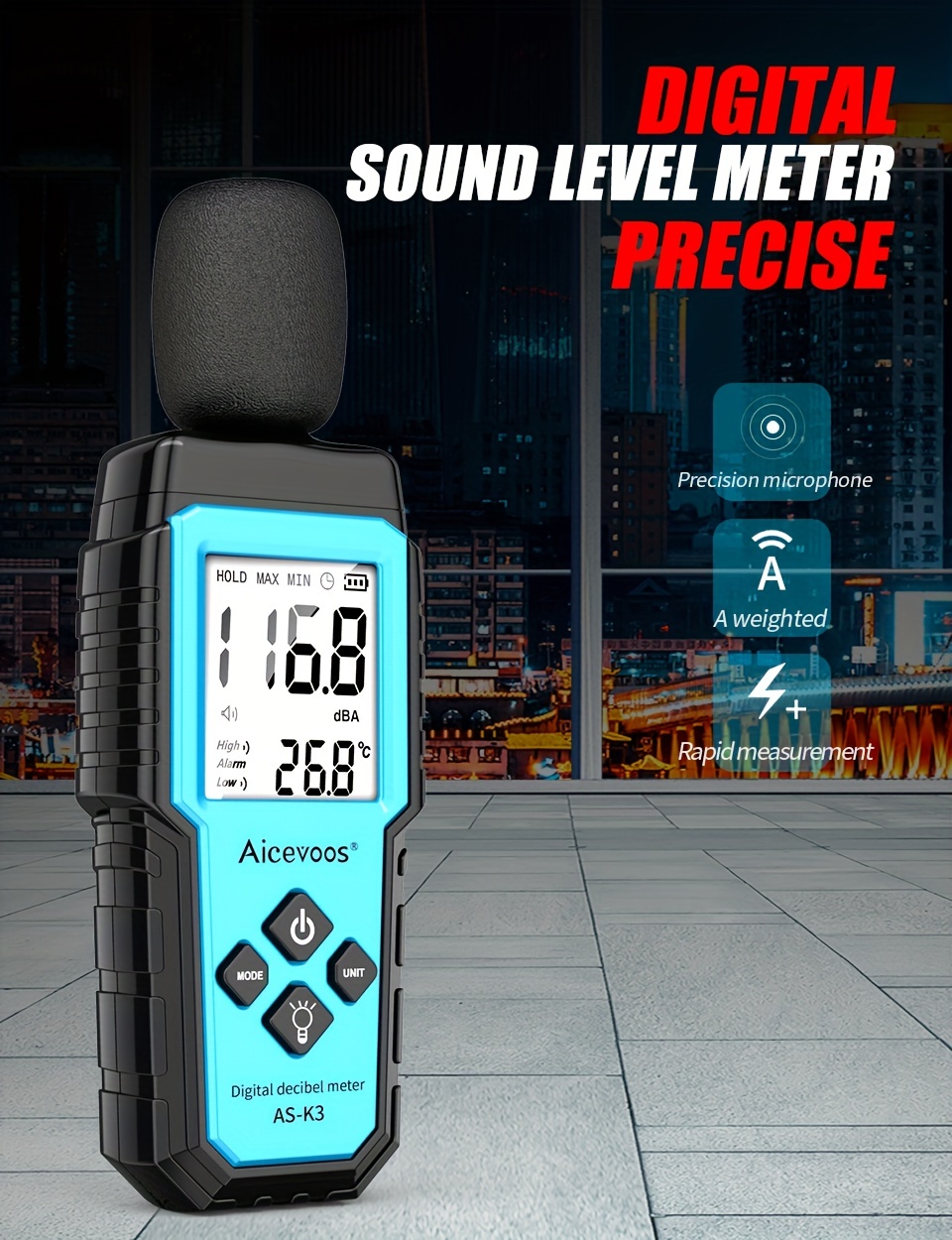 Sonomètres - Mesure du niveau sonore en décibel