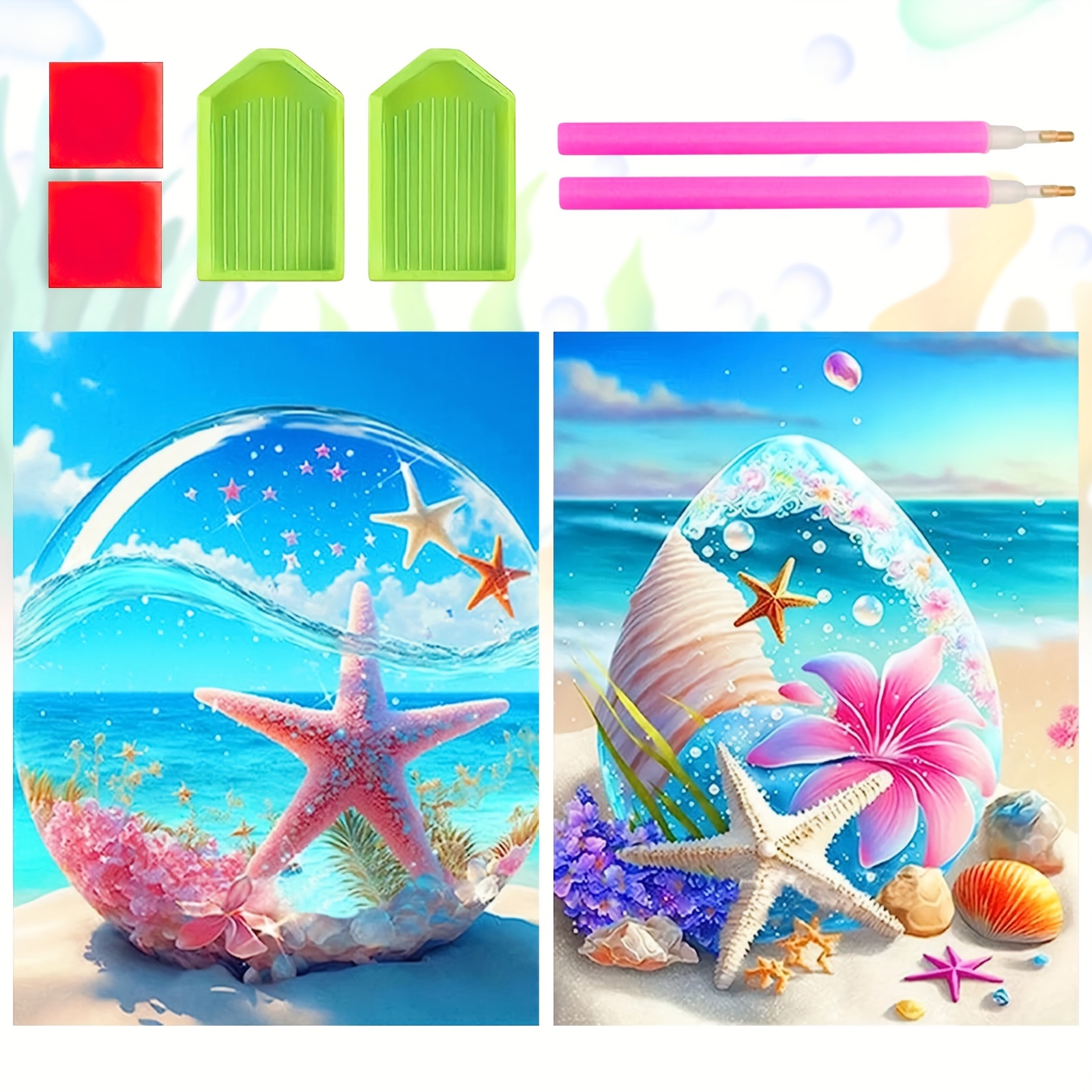 Sea Beach Diamond Painting Kits for Adults Beginners - 5D Full Drill  Starfish Shell Round Diamond Art Kits DIY Diamond Dots Paintings with  Diamonds