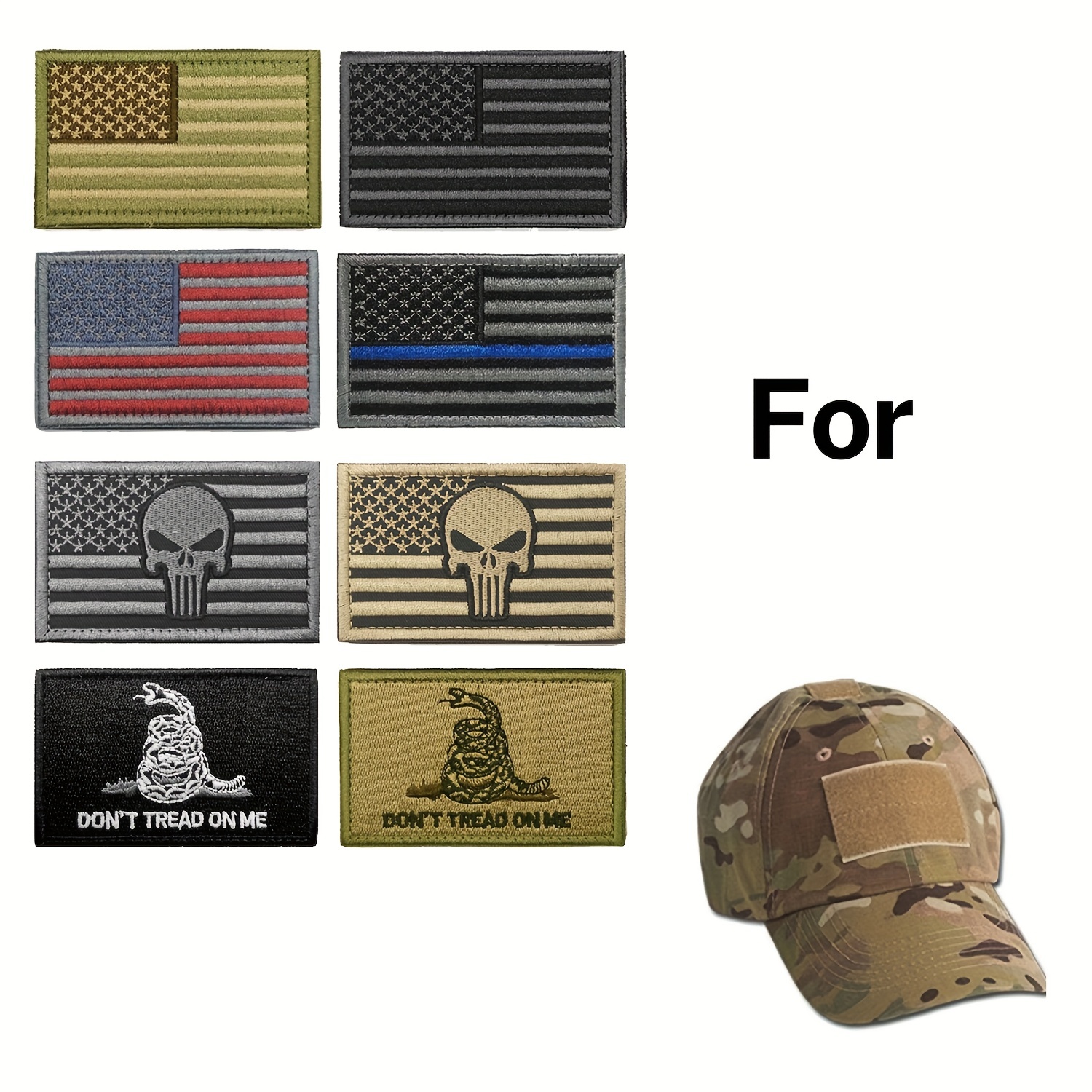 Usa Military Patch Bundle For Backpacks And Vests Show - Temu