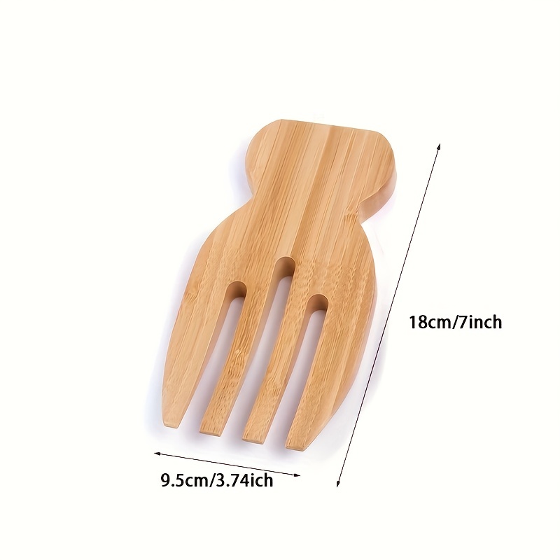 Salad Hands, Creative Bamboo Salad Hands, Reusable Bamboo Salad Serving,  Washable Wooden Salad Hands, Multifunctional Salad Tossers, Kitchen Salad  Servers, Kitchen Stuff, Kitchen Accessaries - Temu