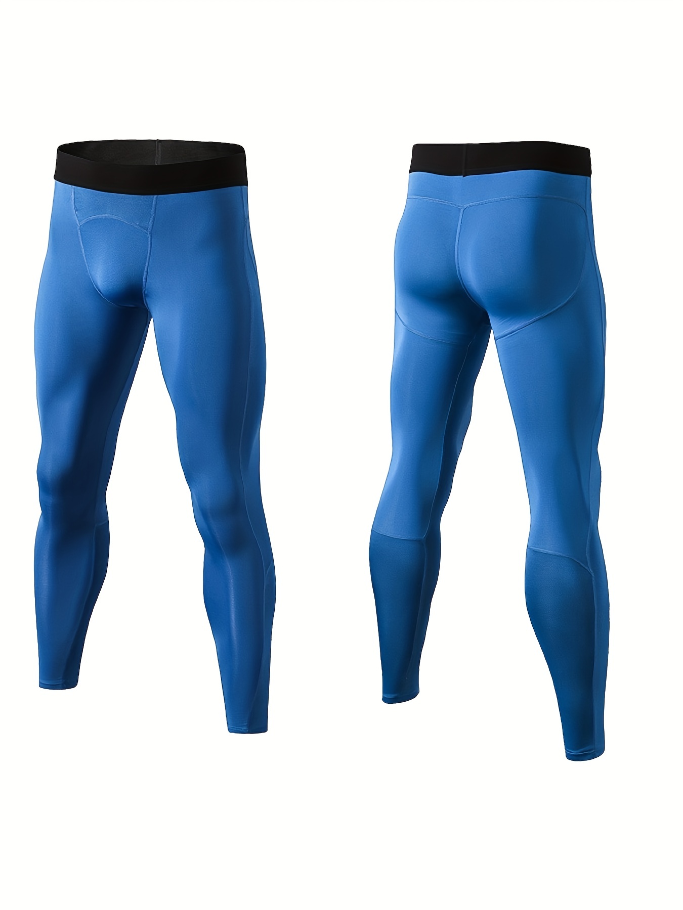 Men's Compression Pants Athletic Leggings Workout Gym Tights - Temu Canada
