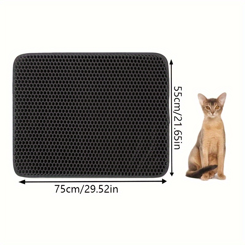 Waterproof Pet Cat Double Layer Litter Box Mat Cats Dogs Pad Washable Litter  Mat For Cats Dogs - Temu