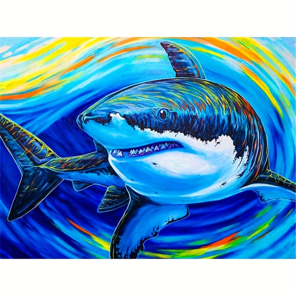 Grandi Round Diamond Painting 5D Fai da Te Acquario per pesci