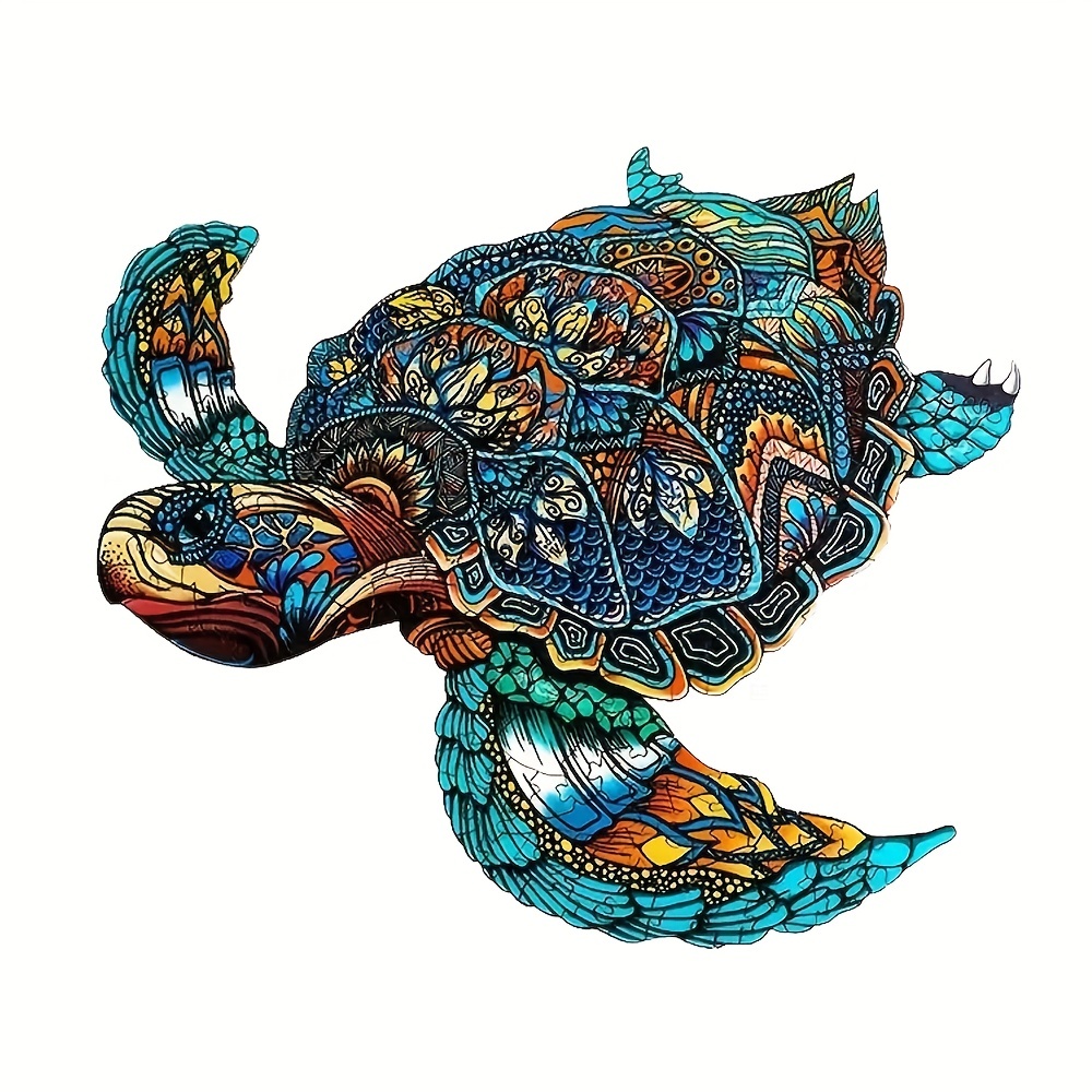 Wooden Jigsaw Puzzles for Adults, Wood Cut Puzzles with Animal Shaped  Pieces, Unique Shaped Jigsaw Puzzles, Magic Wooden Jigsaw Puzzles Great  Gift for