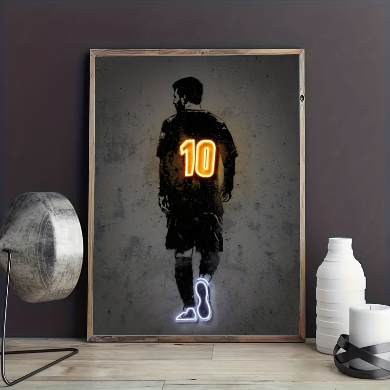 Football Player Sports Canvas Painting