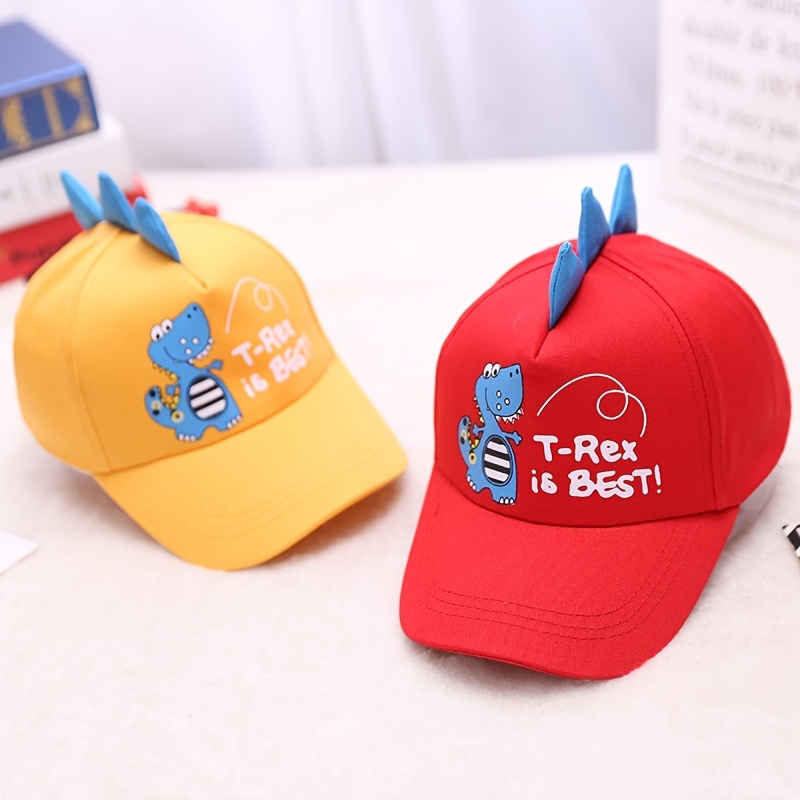 Baby Boy Hats Soft Cotton Dinosaur Sunhat Eaves Baseball Cap Sun Hat Beret  Toddler Cap for Girls Hooey Hats for Kids Fitted Hats Boys Cool Dude Kids  Hat Boys Flash Winter Hat