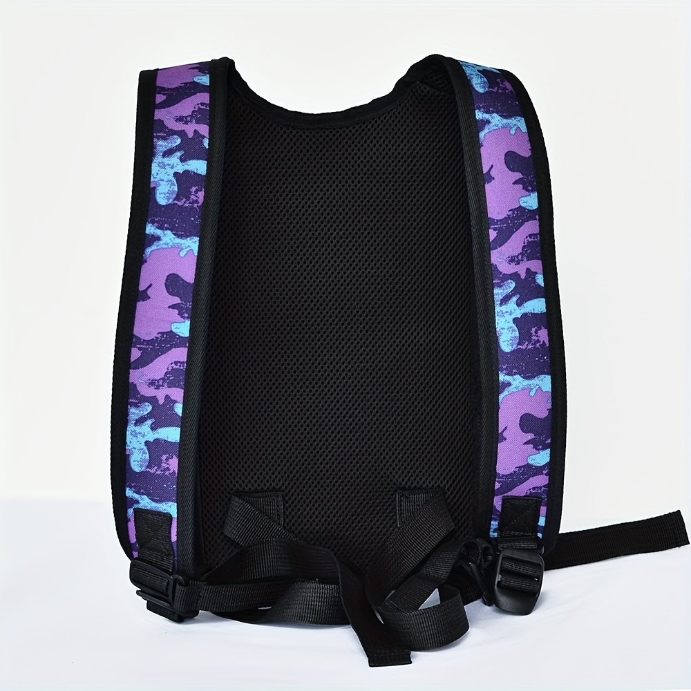 Kids Purple Camo Backpack