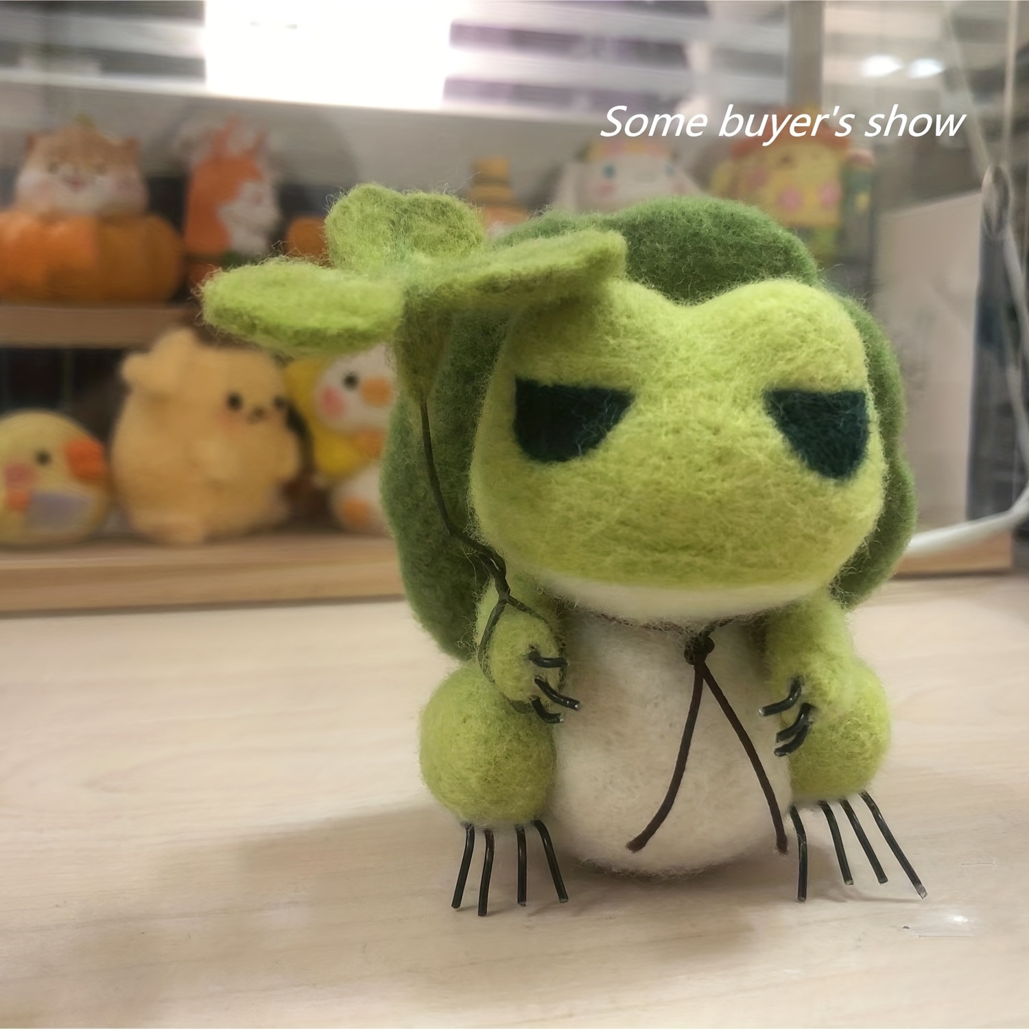Traveling Frog Wool Felt DIY Material Package, Diy Handmade Homemade  Decompression Fun Doll Couple Gift Pendant, Come With Keychain, Detailed  Video An