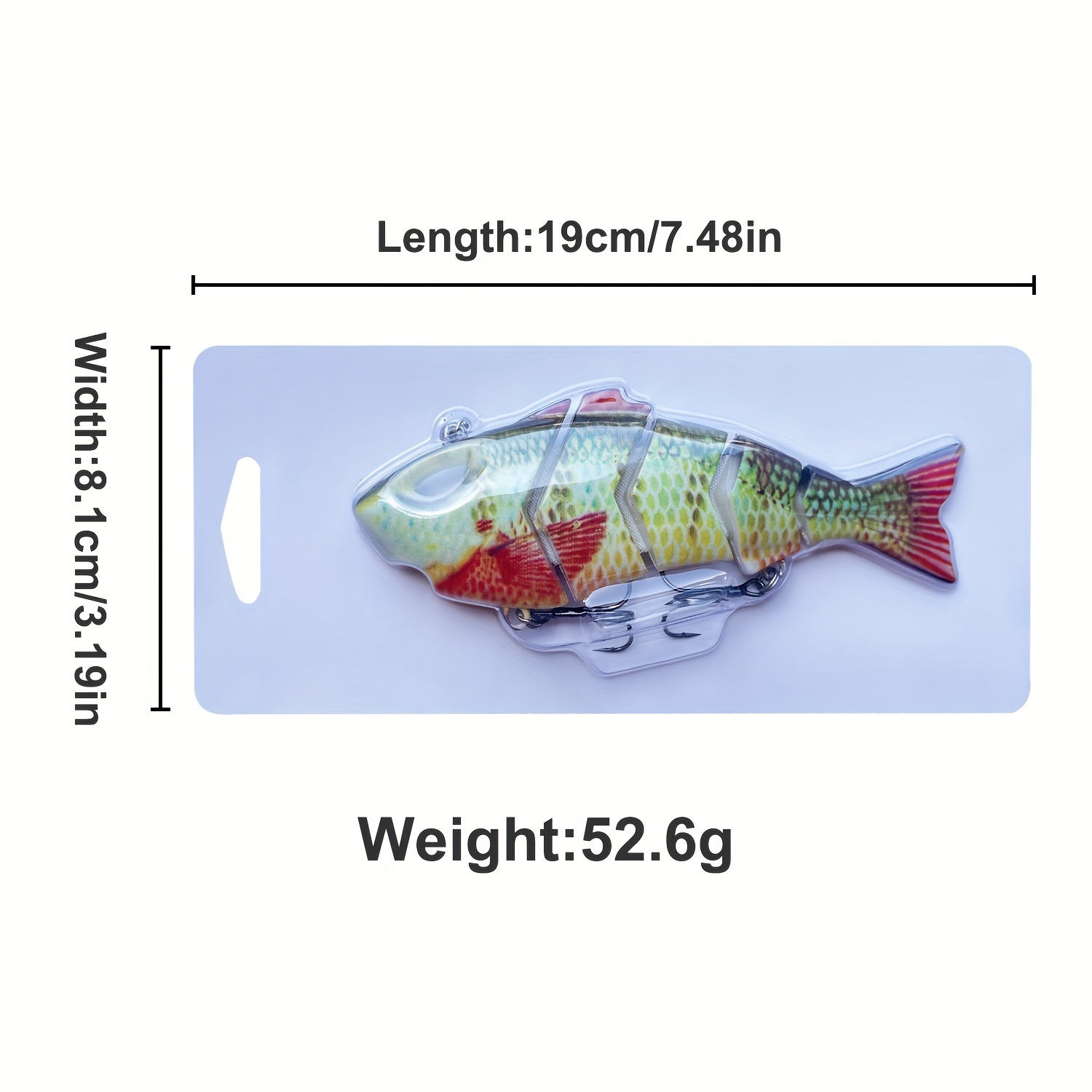 Aorace Fishing Wobbler 6/7 Segments Lifelike Swimbait - Temu