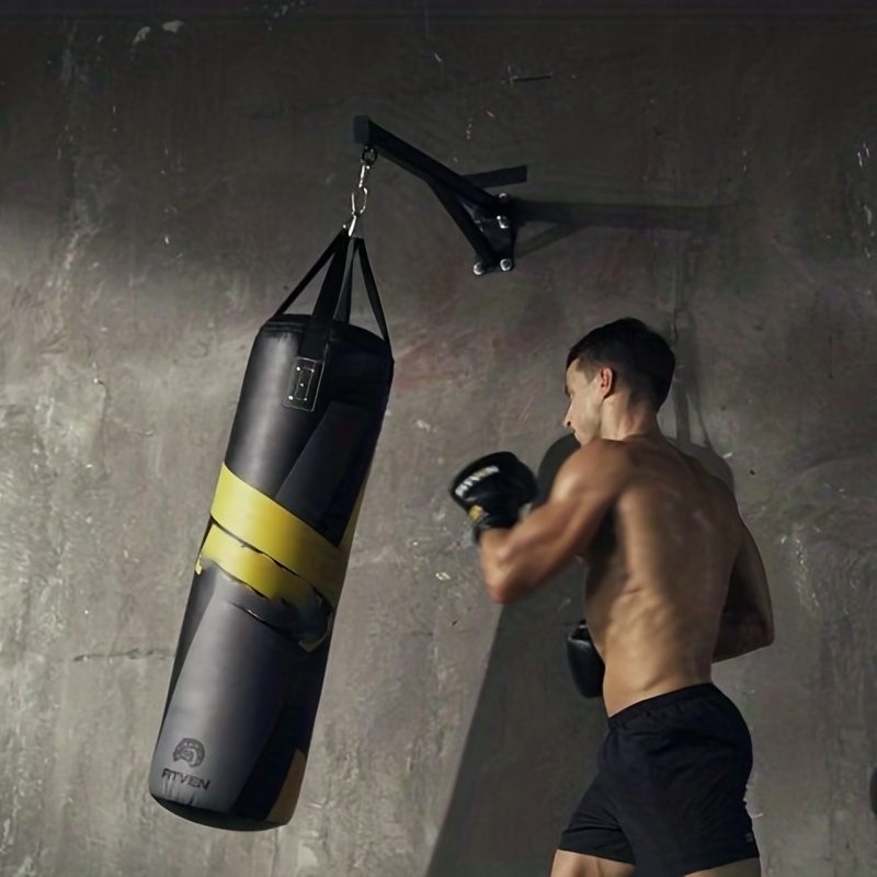  Saco de boxeo pesado de montaje en pared para Muay Tai,  entrenamiento de boxeo en casa y entrenamiento de boxeo en el gimnasio :  Deportes y Actividades al Aire Libre