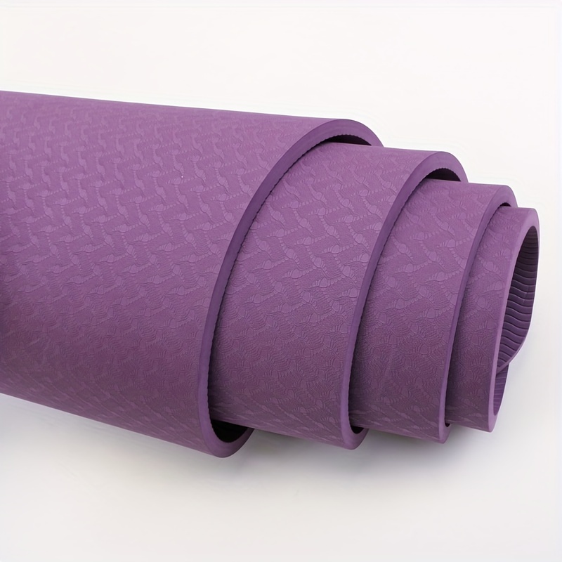 Colchoneta Plegable con 2 Empuñaduras y 4 Paneles para Gimnasia Casa Yoga  Fitness Entrenamiento Elongaciones Rosa y Violeta 240 x 120 x 5 cm - Costway