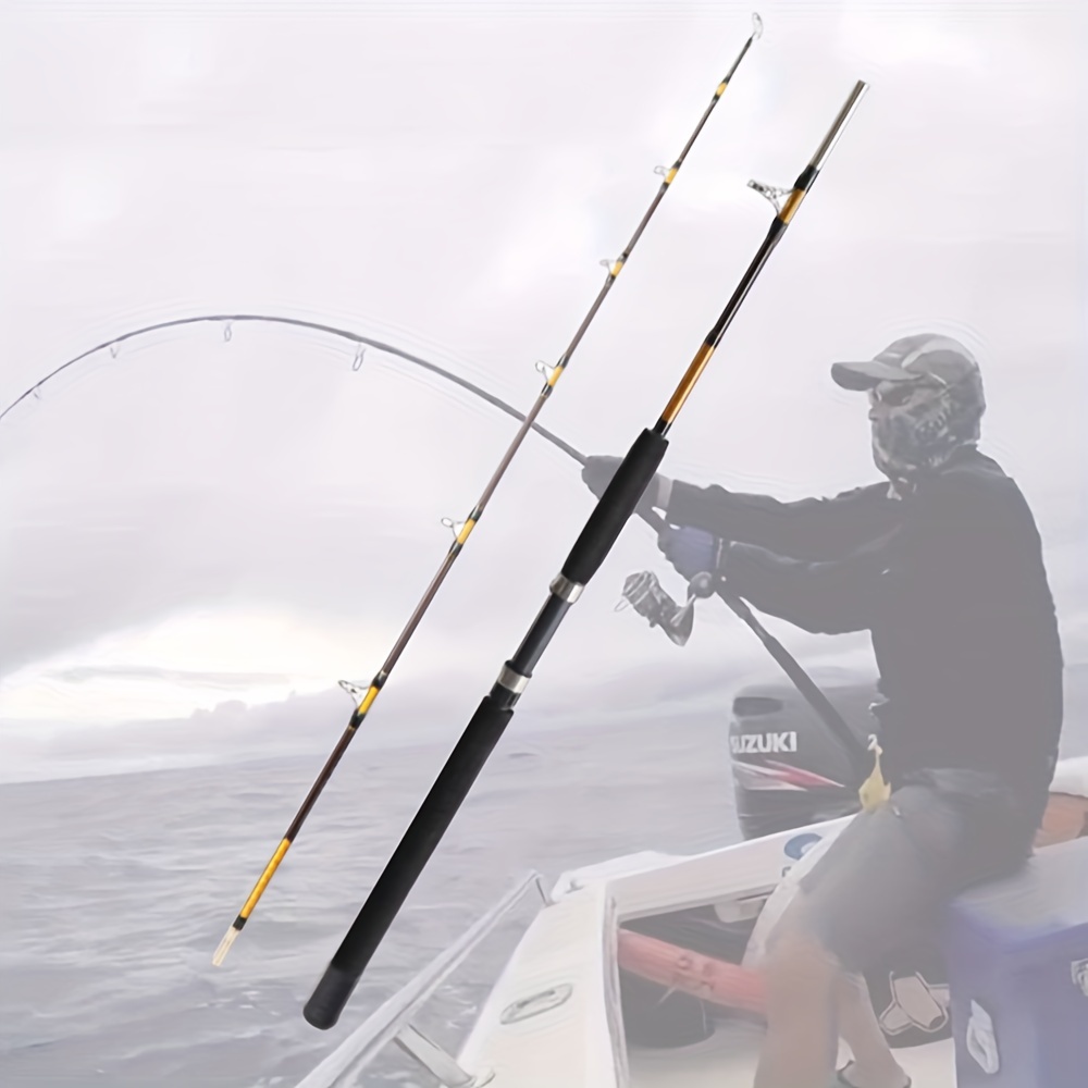 Durable Fishing Rod Trolling Spinning 2 section Boat Fishing - Temu