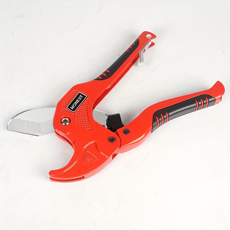 1pc Heavy Duty 42mm Pipe Cutter - Automatic Opening Scissors For Cutting  PVC/PU/PP/PE Hoses With Aluminum Alloy Body,SK5 Big Blade