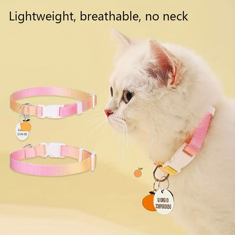 Collar Para Gatos Collar Integrado Para Gatitos Con Soporte - Temu Chile