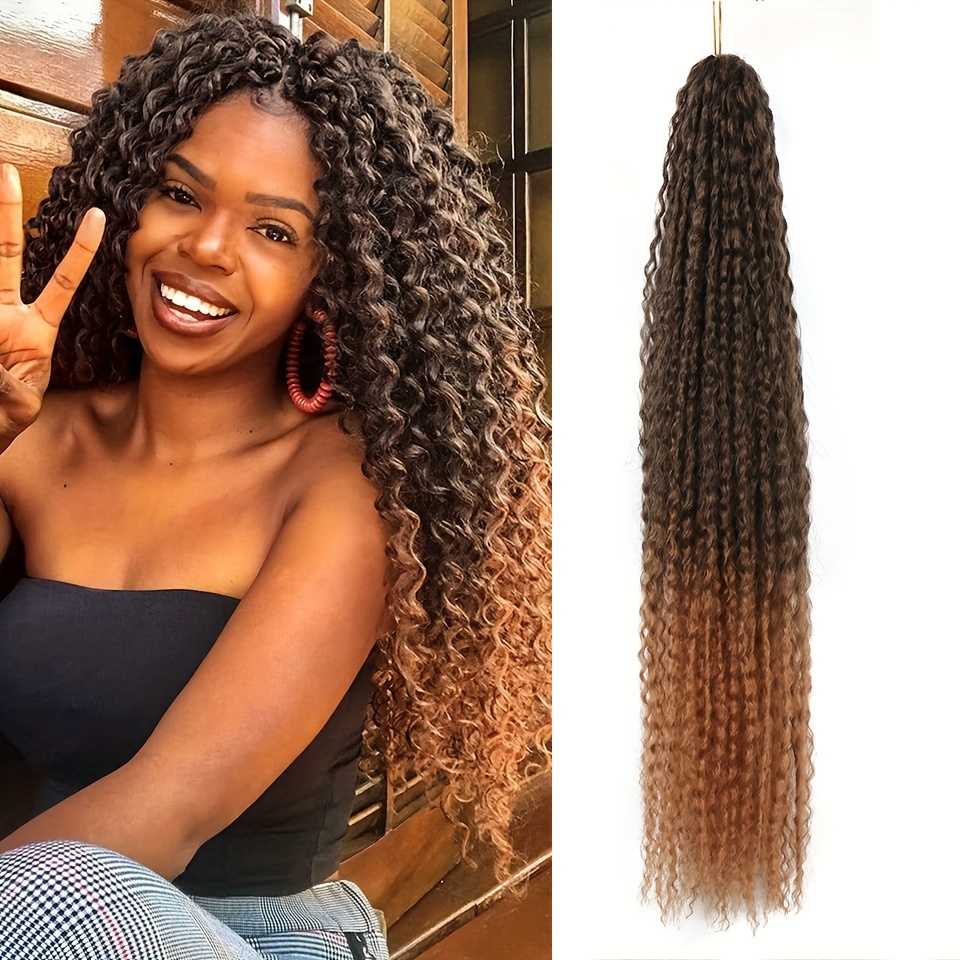 Water Wave Crochet Braids Afro Kinky Curly Hair Extension Deep