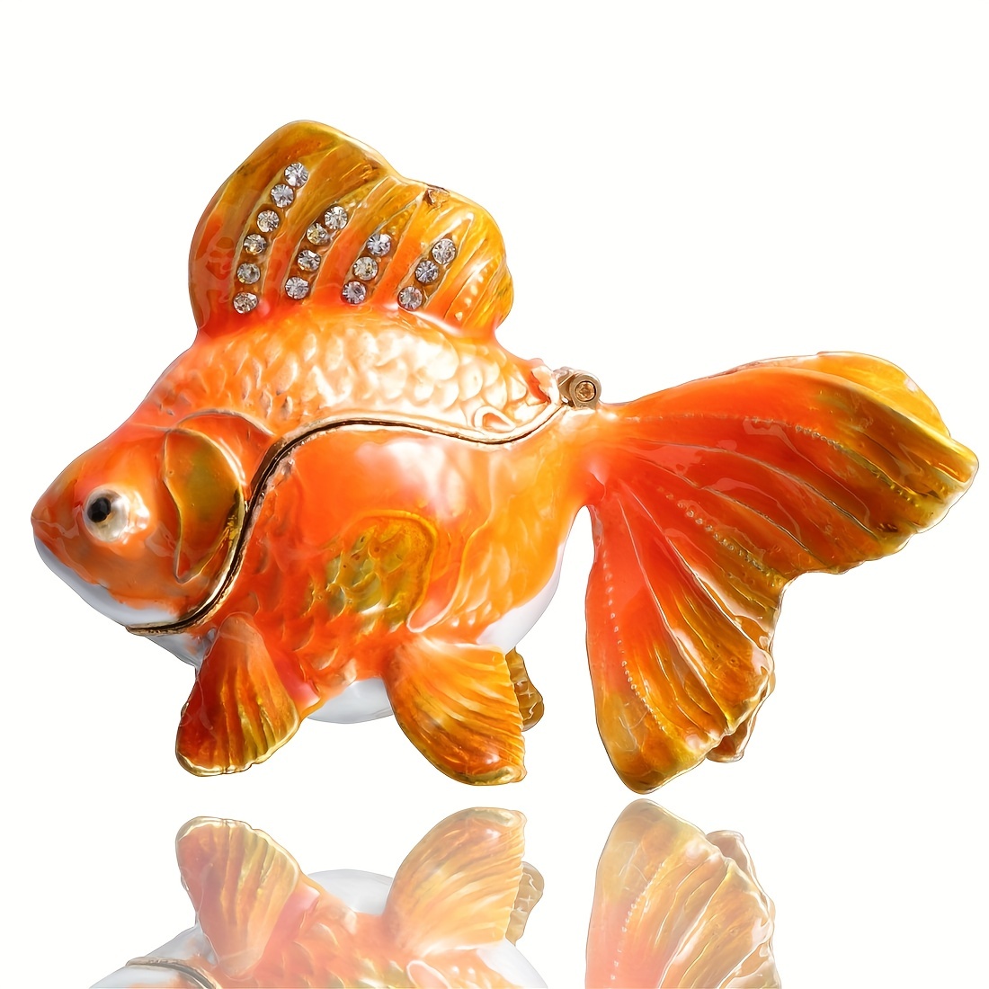 5Pcs/lot Colorful Simulation Goldfish Model Soft Rubber Gold Fish