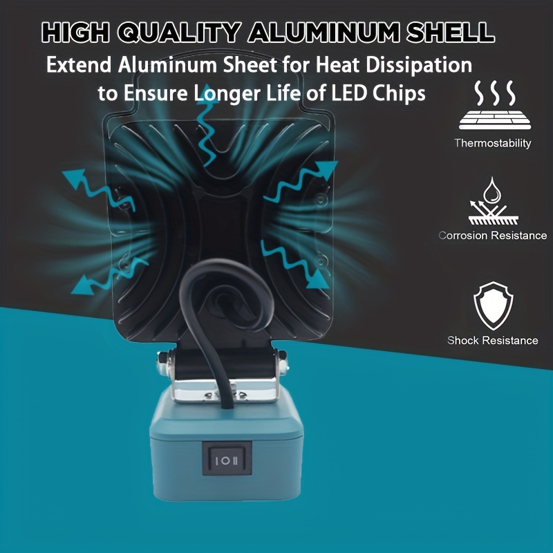 LED Work Light Suitable For Black & Decker 18V 20V MAX Lithium