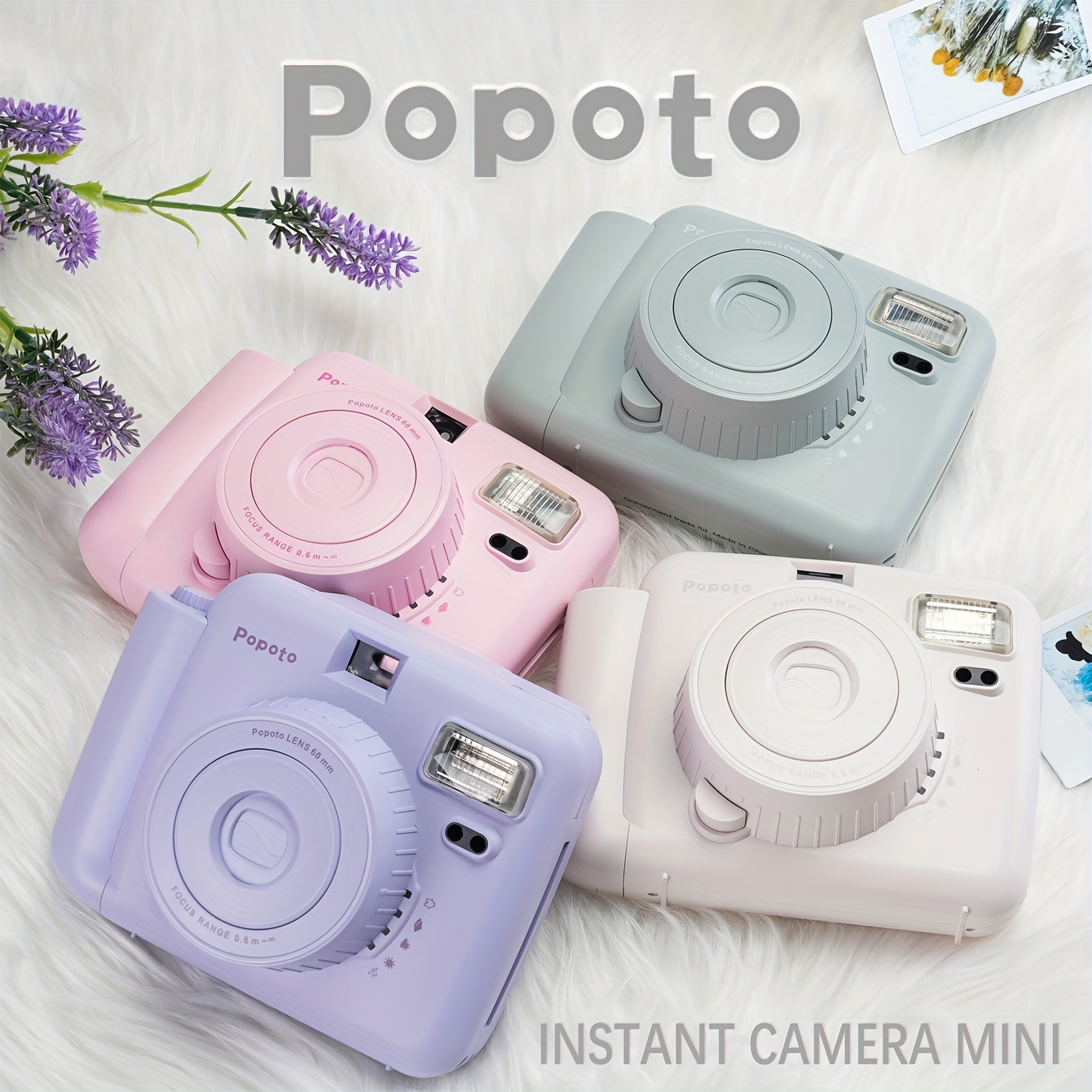 New Popoto Instant Mini Camera Suitable Fujifilm Mini - Temu Canada