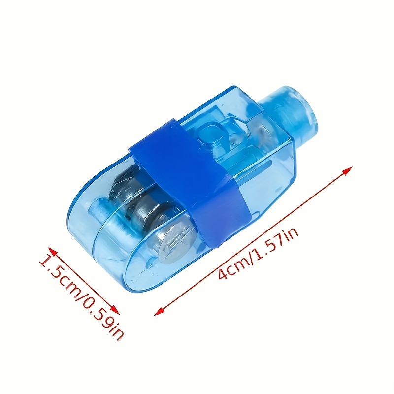 Innotechcity Super Bright Finger Taschenlampen Bunte LED Finger  Fingerlichter Lichter ideal für Party mit Gummiband (10 Stück (Farbe  zufällig)) : : Baumarkt