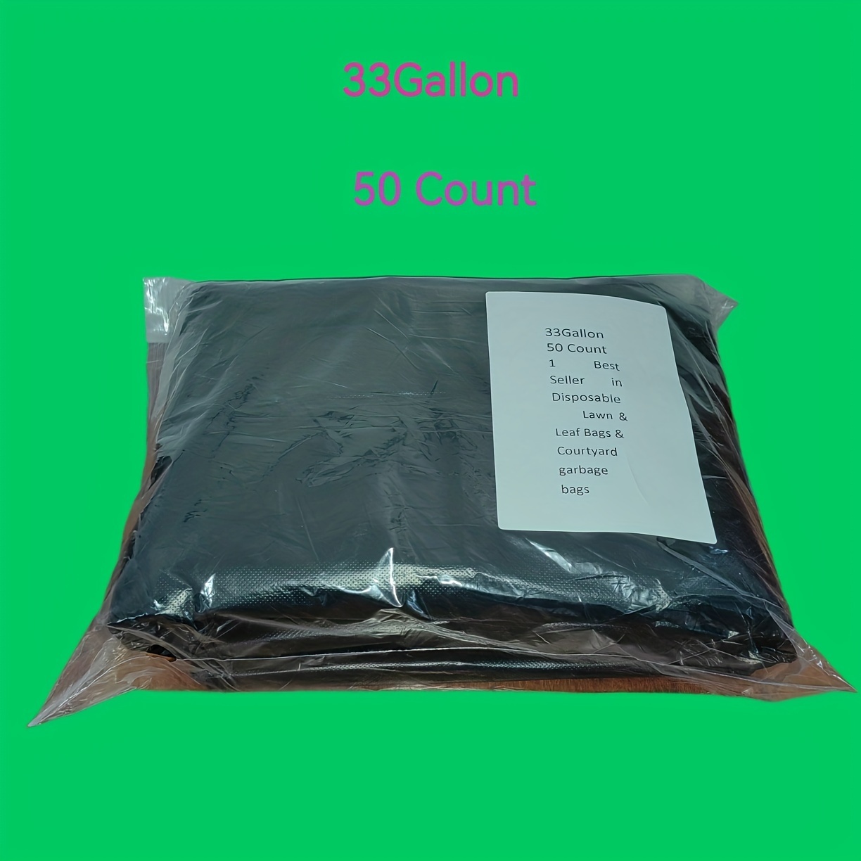Disposable Heavy Duty Garbage Bag, Large Garbage Bags, Thickened Plastic  Trash Bags, Industrial Garbage Bags, Garden Leaf Bag, Heavy Duty Trash Bag,  For Home Garden Commercial, Cleaning Supplies, Back To School Supplies 