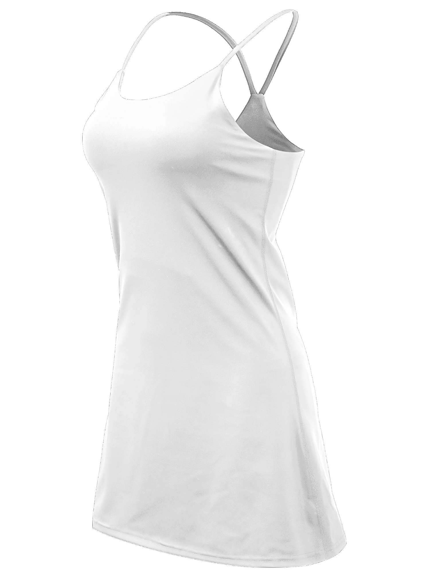 2 in 1 Solid Color Tennis Dress Women Athletic Golf Dress - Temu Canada