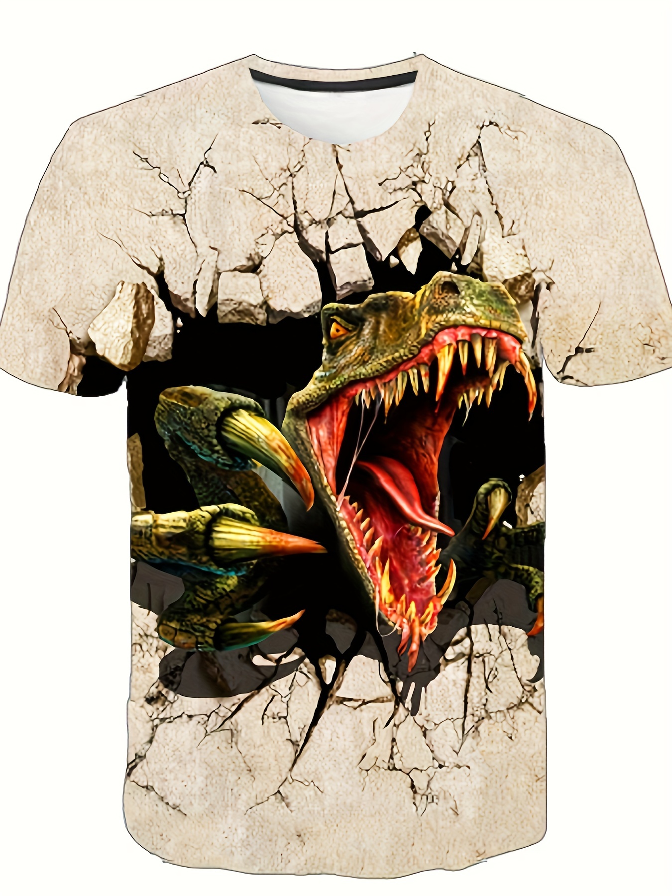 Camiseta Gr fico Dinosaurio Ni os Ni as Camiseta Manga Corta