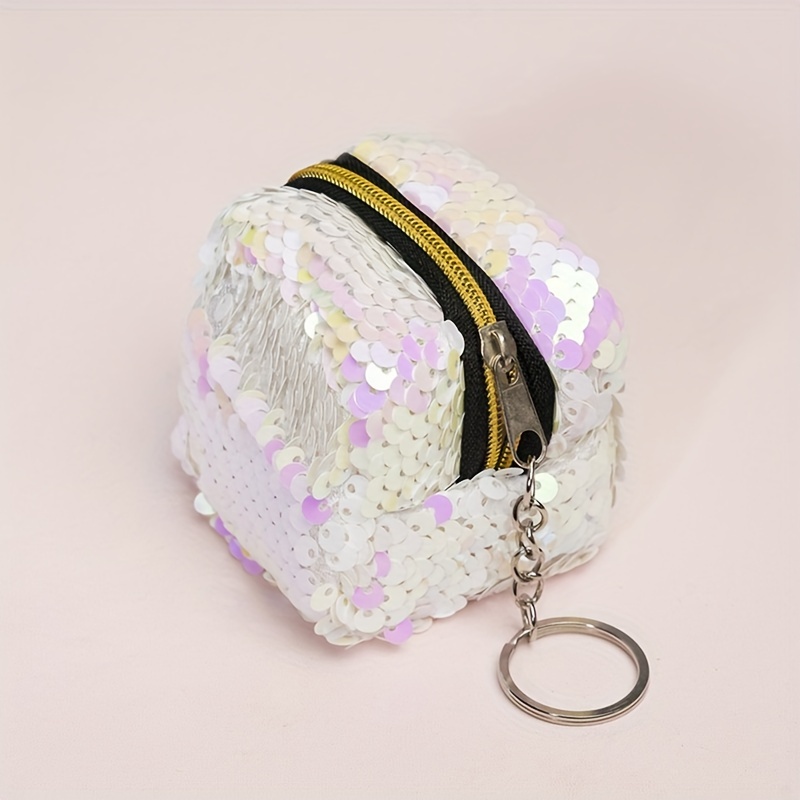 Girls Sequin Coin Purse Mini Wallet Small Storage Bag