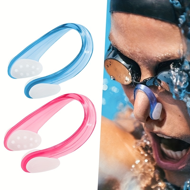 Pinza para la nariz de silicona impermeable para adultos para competición  de natación (color crema) : : Deportes y Aire Libre