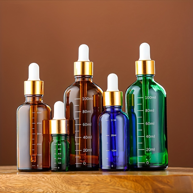 Leak proof Glass Bottles With Essential Oil Dropper And - Temu