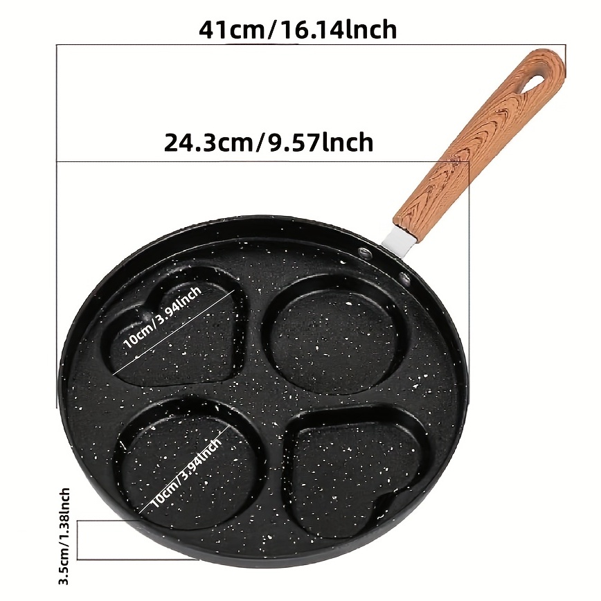 Nonstick Sectional Frying Pan, Metal Skillet, Egg Fry Pan, Pancake Pan, For  Gas Stove Top And Induction Cooker, Kitchen Utensils, Kitchen Gadgets,  Kitchen Accessories - Temu